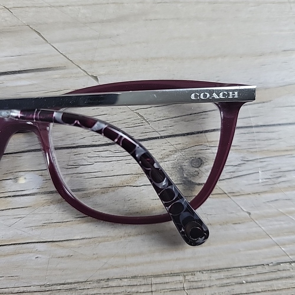 Coach Eyeglasses HC6124 5509 Solid Oxblood Metal Size 53-17-140 FRAMES ONLY - Picture 8 of 14